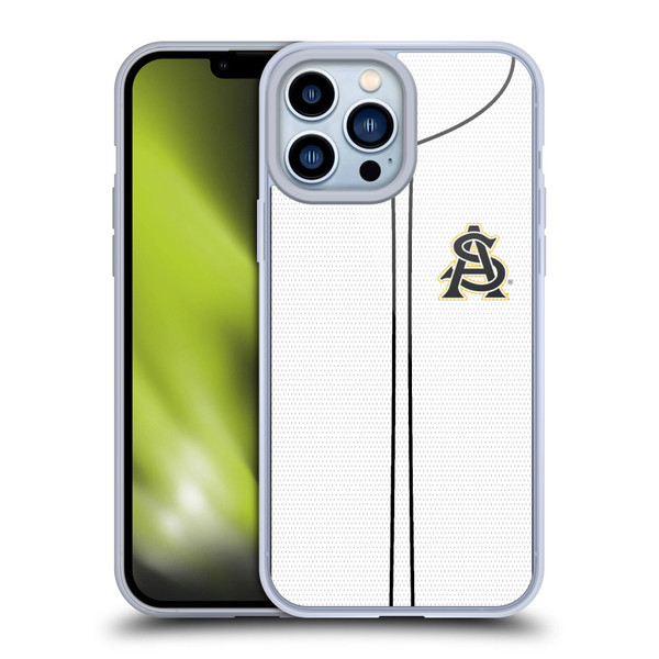 Arizona State University ASU Arizona State University Baseball Jersey Soft Gel Case for Apple iPhone 13 Pro Max