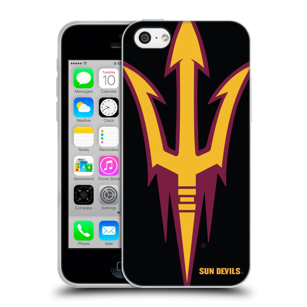 Arizona State University ASU Arizona State University Oversized Icon Soft Gel Case for Apple iPhone 5c