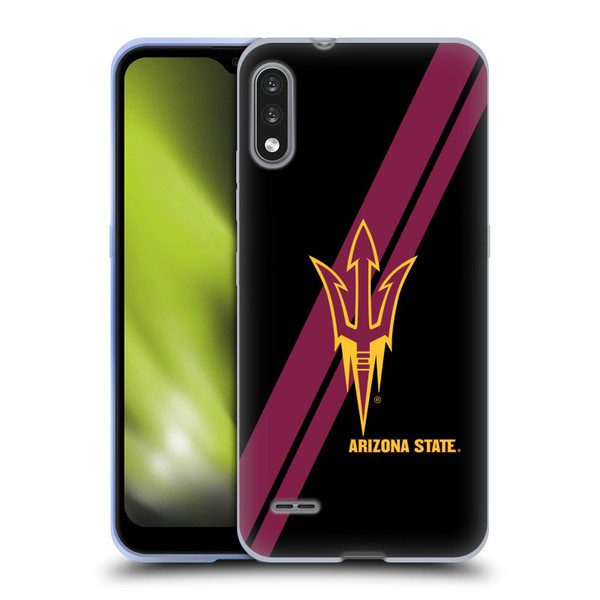 Arizona State University ASU Arizona State University Stripes Soft Gel Case for LG K22