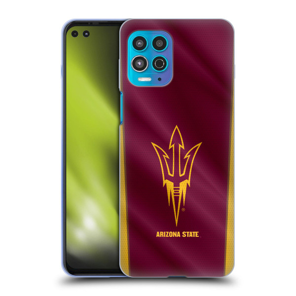 Arizona State University ASU Arizona State University Banner Soft Gel Case for Motorola Moto G100