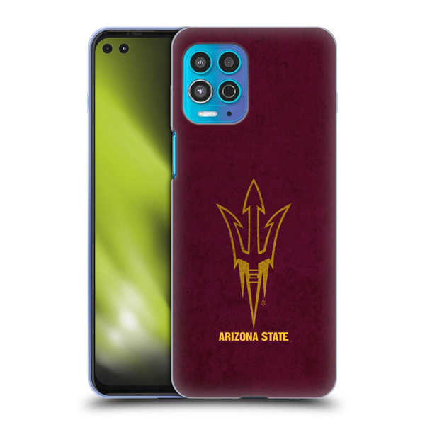 Arizona State University ASU Arizona State University Distressed Look Soft Gel Case for Motorola Moto G100