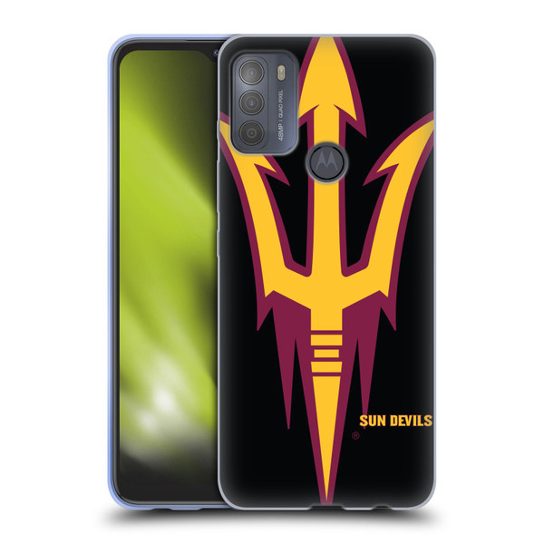 Arizona State University ASU Arizona State University Oversized Icon Soft Gel Case for Motorola Moto G50