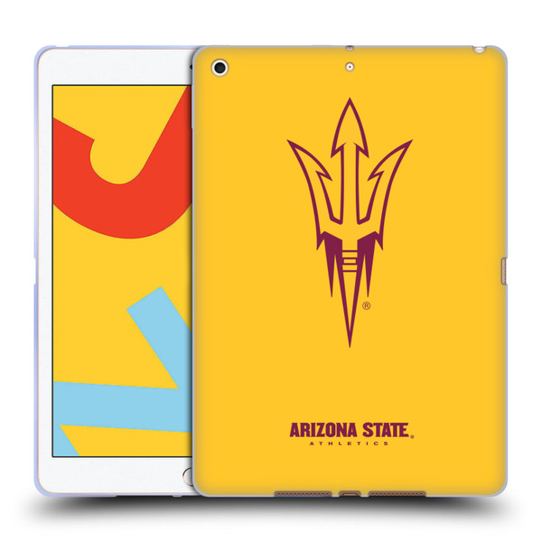 Arizona State University ASU Arizona State University Plain Soft Gel Case for Apple iPad 10.2 2019/2020/2021