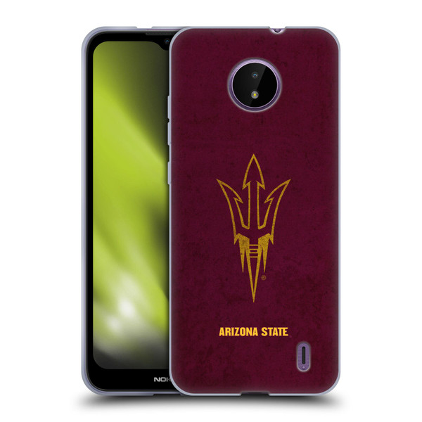 Arizona State University ASU Arizona State University Distressed Look Soft Gel Case for Nokia C10 / C20