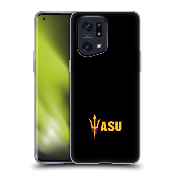 Arizona State University ASU Arizona State University Sun Devils Soft Gel Case for OPPO Find X5 Pro