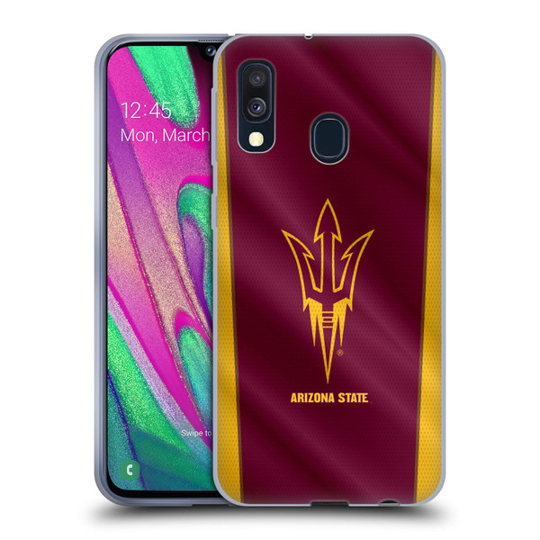 Arizona State University ASU Arizona State University Banner Soft Gel Case for Samsung Galaxy A40 (2019)