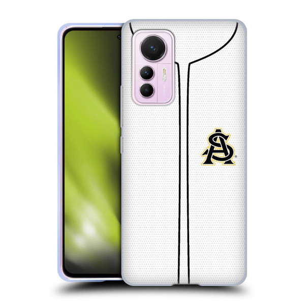 Arizona State University ASU Arizona State University Baseball Jersey Soft Gel Case for Xiaomi 12 Lite