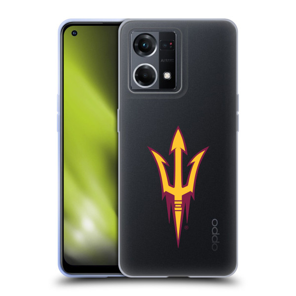 Arizona State University ASU Arizona State Art Logo Soft Gel Case for OPPO Reno8 4G