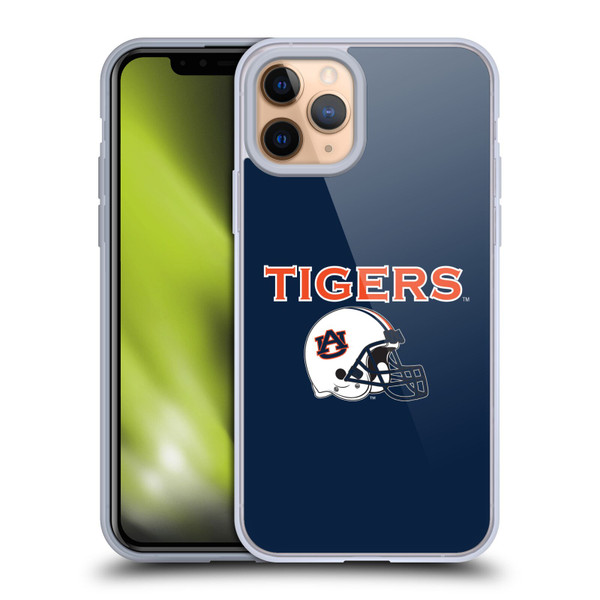 Auburn University AU Auburn University Helmet Logotype Soft Gel Case for Apple iPhone 11 Pro