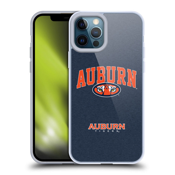 Auburn University AU Auburn University Campus Logotype Soft Gel Case for Apple iPhone 12 Pro Max