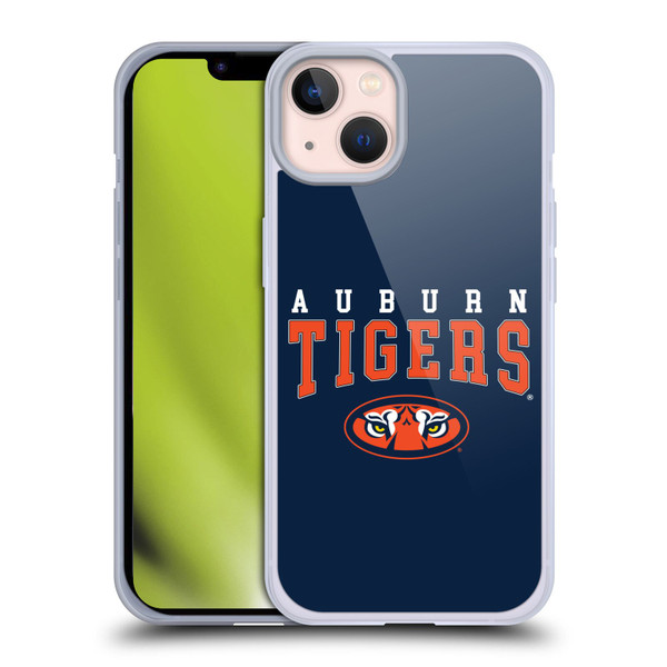 Auburn University AU Auburn University Auburn Tigers Soft Gel Case for Apple iPhone 13