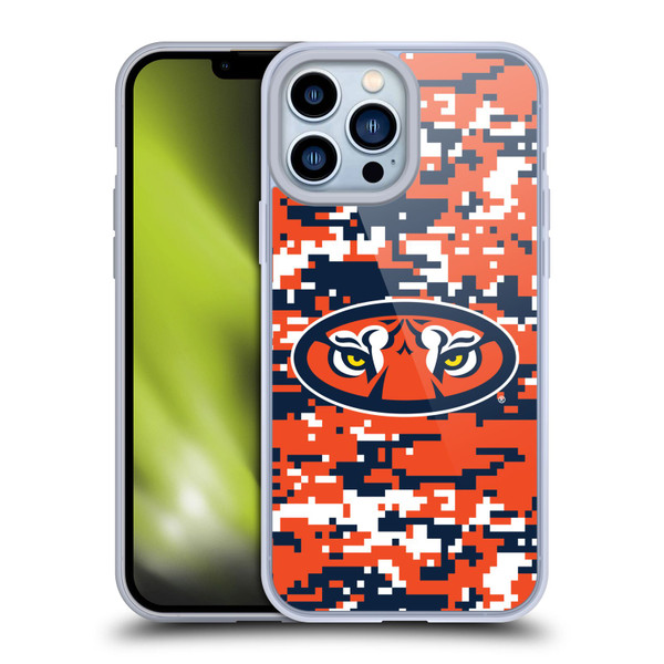 Auburn University AU Auburn University Digital Camouflage Soft Gel Case for Apple iPhone 13 Pro Max