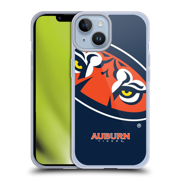 Auburn University AU Auburn University Oversized Icon Soft Gel Case for Apple iPhone 14