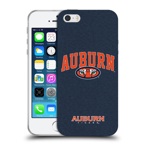 Auburn University AU Auburn University Campus Logotype Soft Gel Case for Apple iPhone 5 / 5s / iPhone SE 2016