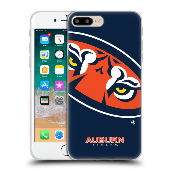 Auburn University AU Auburn University Oversized Icon Soft Gel Case for Apple iPhone 7 Plus / iPhone 8 Plus