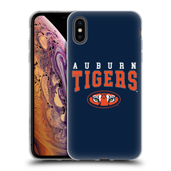 Auburn University AU Auburn University Auburn Tigers Soft Gel Case for Apple iPhone XS Max