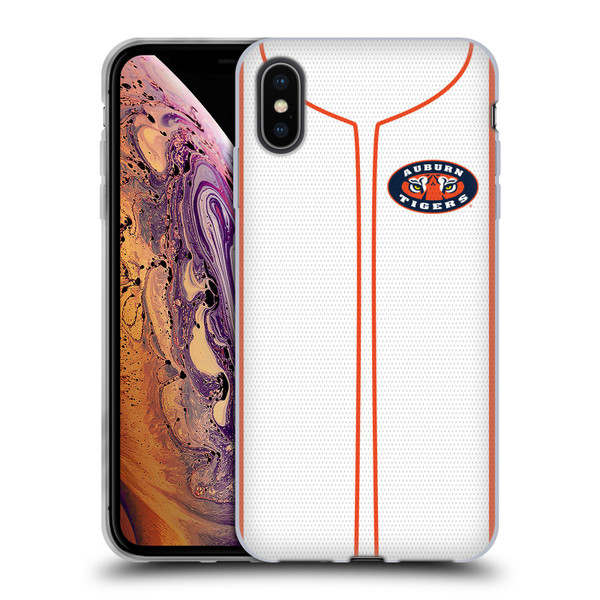 Auburn University AU Auburn University Baseball Jersey Soft Gel Case for Apple iPhone XS Max