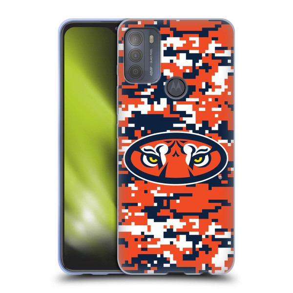 Auburn University AU Auburn University Digital Camouflage Soft Gel Case for Motorola Moto G50