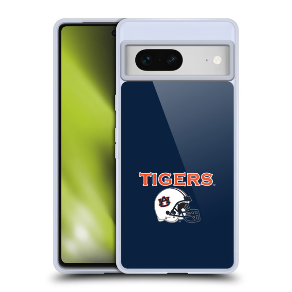 Auburn University AU Auburn University Helmet Logotype Soft Gel Case for Google Pixel 7