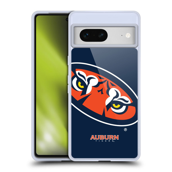 Auburn University AU Auburn University Oversized Icon Soft Gel Case for Google Pixel 7