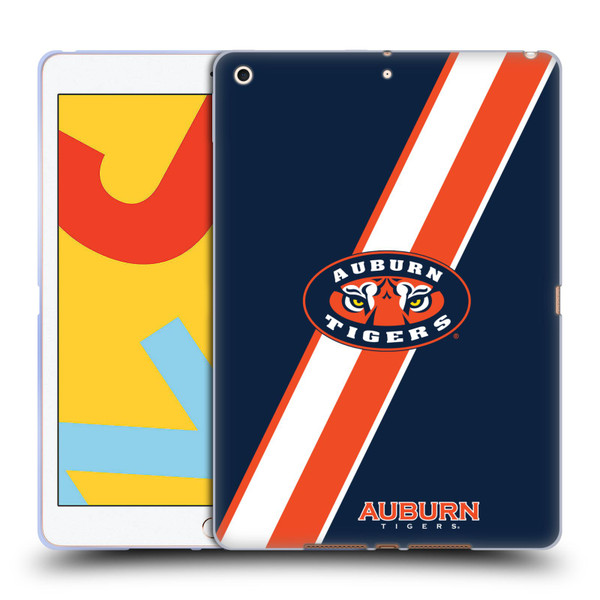 Auburn University AU Auburn University Stripes Soft Gel Case for Apple iPad 10.2 2019/2020/2021