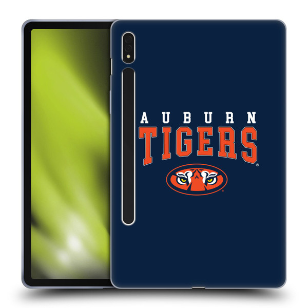 Auburn University AU Auburn University Auburn Tigers Soft Gel Case for Samsung Galaxy Tab S8