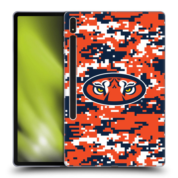 Auburn University AU Auburn University Digital Camouflage Soft Gel Case for Samsung Galaxy Tab S8 Plus