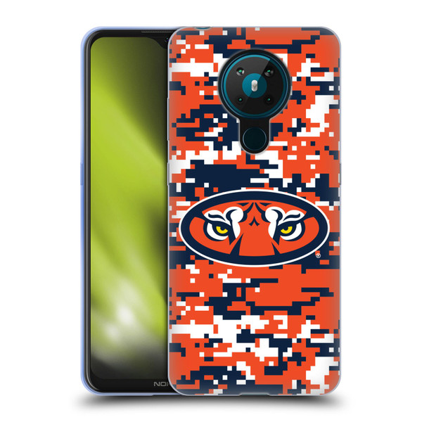 Auburn University AU Auburn University Digital Camouflage Soft Gel Case for Nokia 5.3