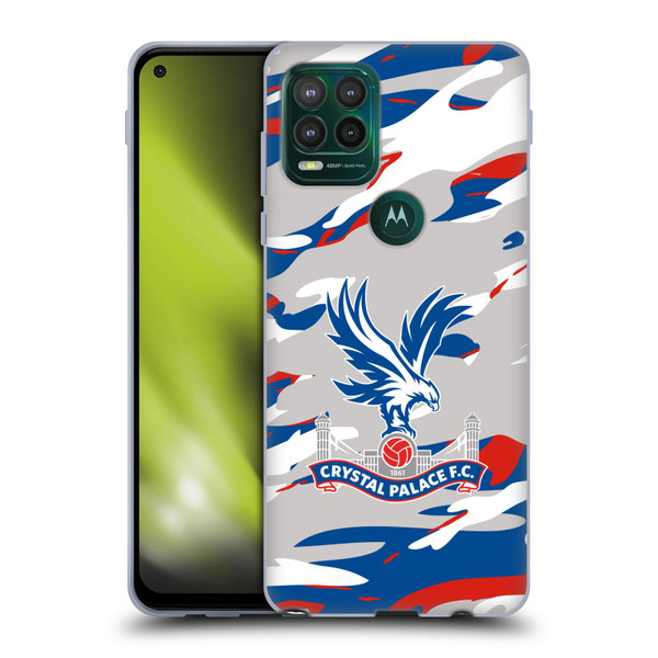Crystal Palace FC Crest Camouflage Soft Gel Case for Motorola Moto G Stylus 5G 2021