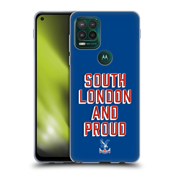 Crystal Palace FC Crest South London And Proud Soft Gel Case for Motorola Moto G Stylus 5G 2021