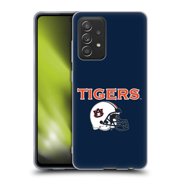 Auburn University AU Auburn University Helmet Logotype Soft Gel Case for Samsung Galaxy A52 / A52s / 5G (2021)