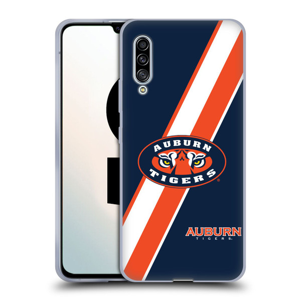 Auburn University AU Auburn University Stripes Soft Gel Case for Samsung Galaxy A90 5G (2019)