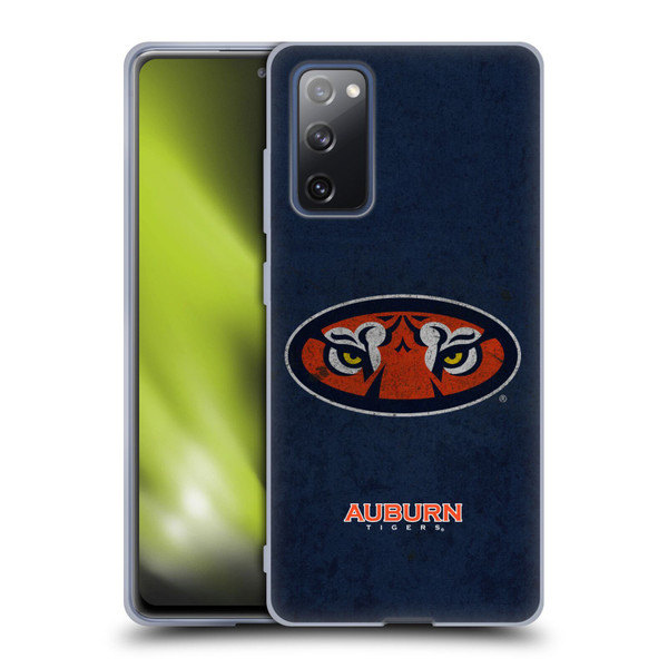 Auburn University AU Auburn University Distressed Look Soft Gel Case for Samsung Galaxy S20 FE / 5G