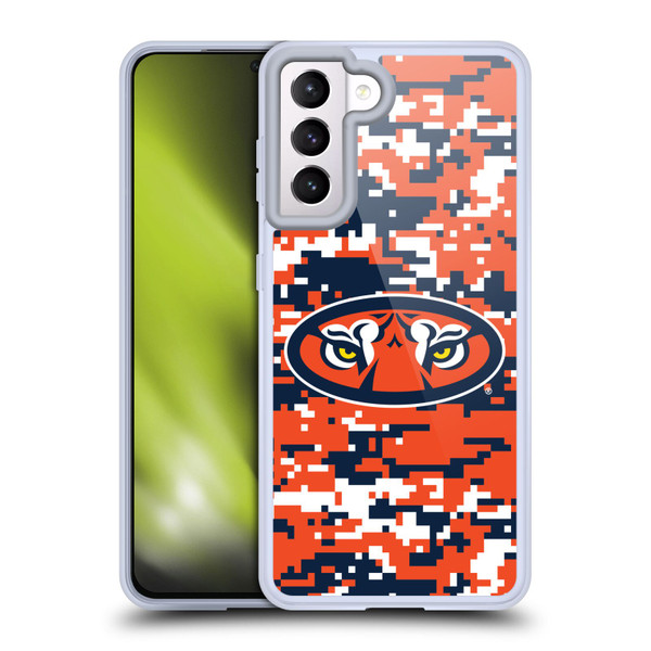 Auburn University AU Auburn University Digital Camouflage Soft Gel Case for Samsung Galaxy S21 5G