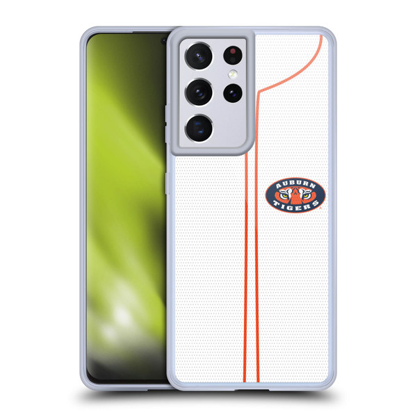Auburn University AU Auburn University Baseball Jersey Soft Gel Case for Samsung Galaxy S21 Ultra 5G