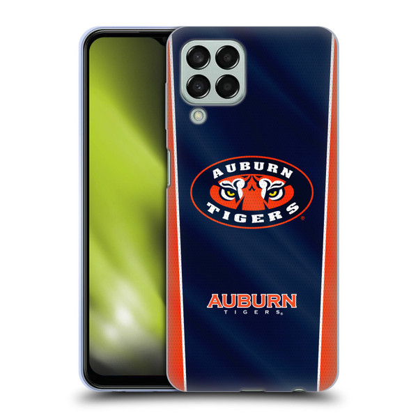 Auburn University AU Auburn University Banner Soft Gel Case for Samsung Galaxy M33 (2022)