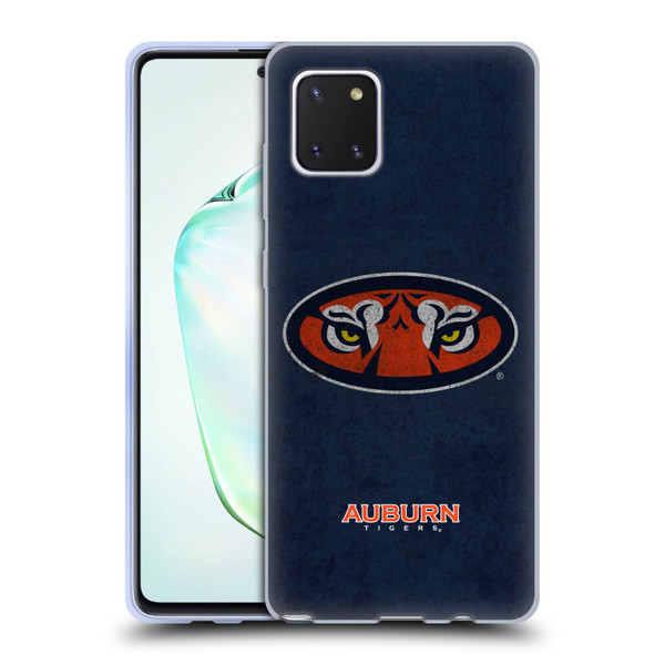 Auburn University AU Auburn University Distressed Look Soft Gel Case for Samsung Galaxy Note10 Lite