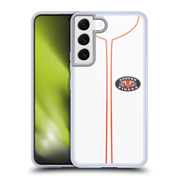 Auburn University AU Auburn University Baseball Jersey Soft Gel Case for Samsung Galaxy S22 5G