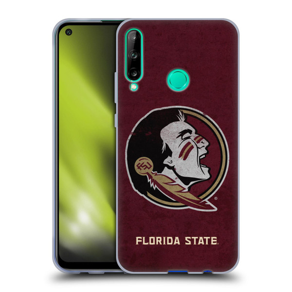 Florida State University FSU Florida State University Distressed Soft Gel Case for Huawei P40 lite E