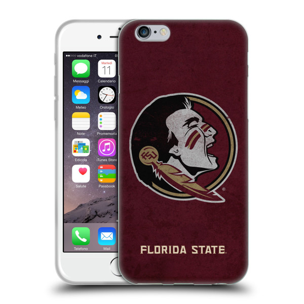 Florida State University FSU Florida State University Distressed Soft Gel Case for Apple iPhone 6 / iPhone 6s