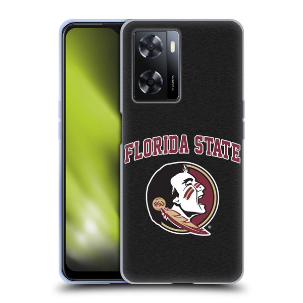 Florida State University FSU Florida State University Campus Logotype Soft Gel Case for OPPO A57s