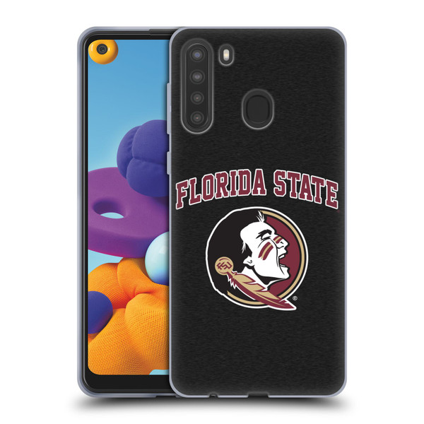 Florida State University FSU Florida State University Campus Logotype Soft Gel Case for Samsung Galaxy A21 (2020)