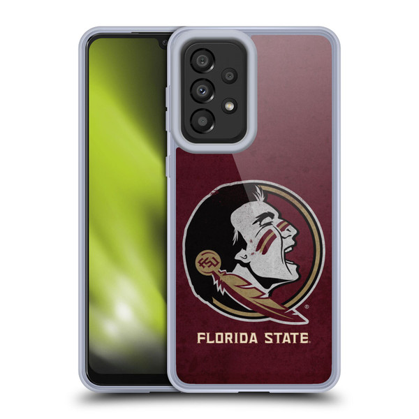 Florida State University FSU Florida State University Distressed Soft Gel Case for Samsung Galaxy A33 5G (2022)