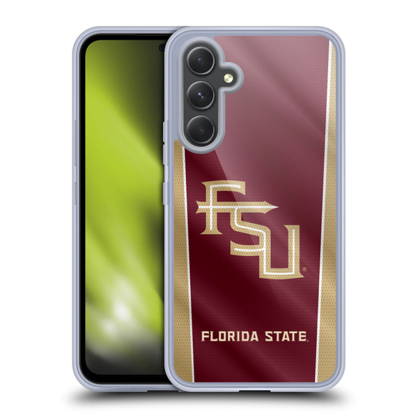 Florida State University FSU Florida State University Banner Soft Gel Case for Samsung Galaxy A54 5G