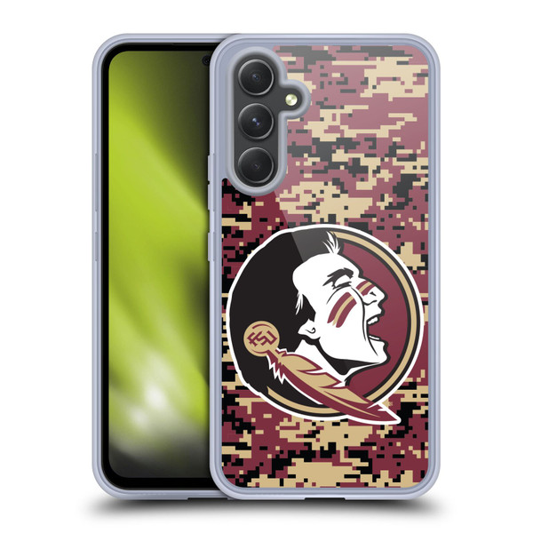 Florida State University FSU Florida State University Digital Camouflage Soft Gel Case for Samsung Galaxy A54 5G