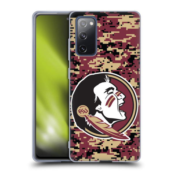 Florida State University FSU Florida State University Digital Camouflage Soft Gel Case for Samsung Galaxy S20 FE / 5G