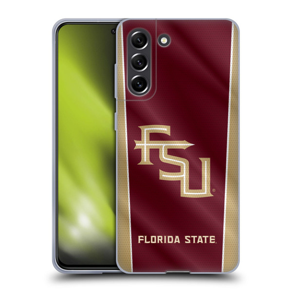 Florida State University FSU Florida State University Banner Soft Gel Case for Samsung Galaxy S21 FE 5G