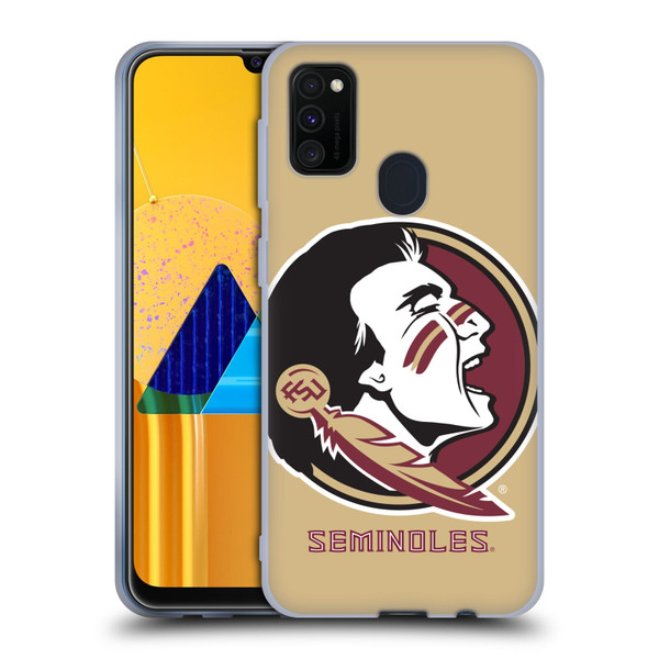 Florida State University FSU Florida State University Oversized Icon Soft Gel Case for Samsung Galaxy M30s (2019)/M21 (2020)