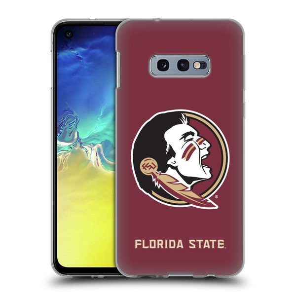 Florida State University FSU Florida State University Plain Soft Gel Case for Samsung Galaxy S10e