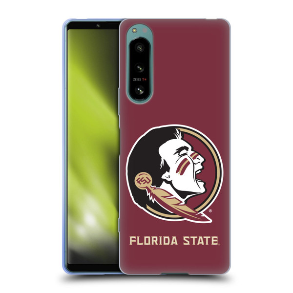 Florida State University FSU Florida State University Plain Soft Gel Case for Sony Xperia 5 IV